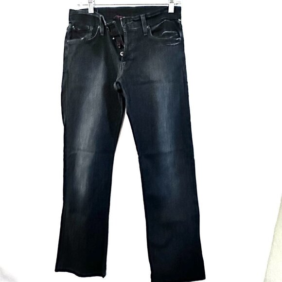 Lucky Brand Jeans Women 4 Blue Denim Made in USA Gene Montesano tall 33" inseam - Picture 4 of 7